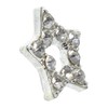 TOVINANNA 12 pcs Star Rhinestone Nail Charms Decorative Charms for