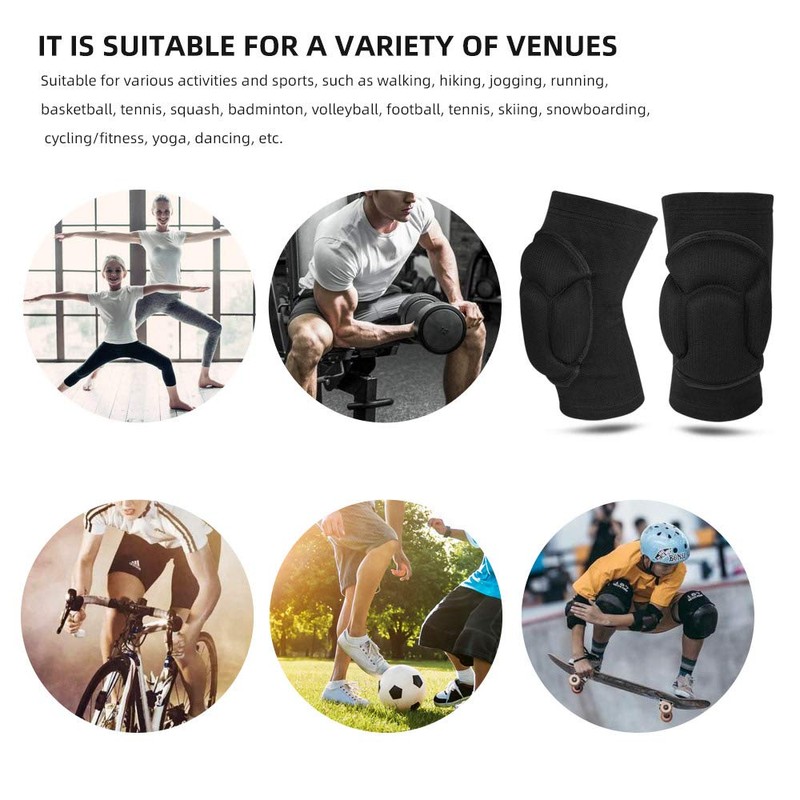 Protective Knee Pads, Thick Sponge Collision Avoidance Knee Sleeve Anti-Slip,