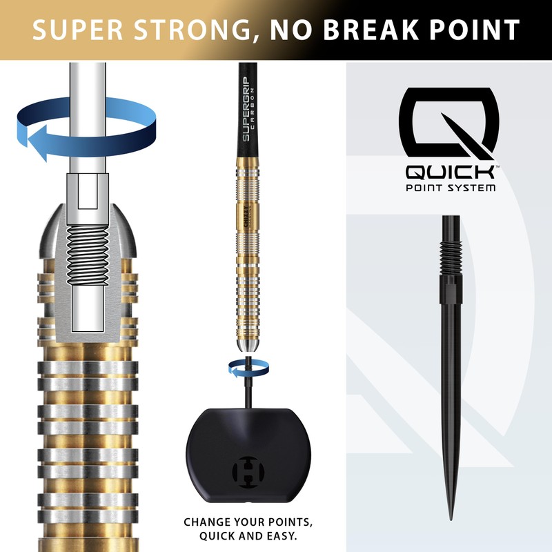 Harrows Dave 'Chizzy' Chisnall 90% Tungsten Darts Pro Player Steel