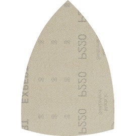 Bosch 10x EXPERT M480 Sanding Net (for Paint on wood, Hardwood, Ø 100x150 mm, Grit 220, Professional Accessory Multi Sander)
