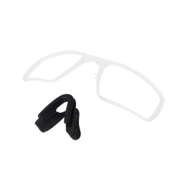 Well-aimed RX Insert Optical Adaptor/Replacement Nose Pads Compatible with ESS Crossbow Sunglasses, Comfortable Soft Rubber Nose Piece - Clear