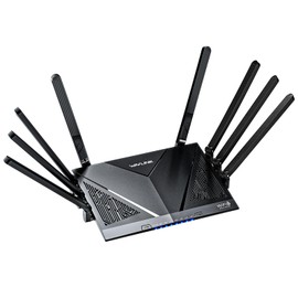 WAVLINK AX6000 WiFi 6 Mesh Router with 2.5G Port, 2025 6.0 Gbps Gigabit Wireless Internet Router, Coverage 2,500 sq.ft., 256 Devices, 8 High Gain Antennas, OpenVPN, WPA3, Parental Control, QoS