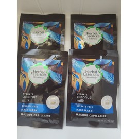 Herbal Essences bio:renew Hydrate Coconut Milk Sulfate Free Hair Masks 4 Masks