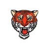 Patchwork Paradise Roaring Tiger Animal Head Embroidered Iron On Patch