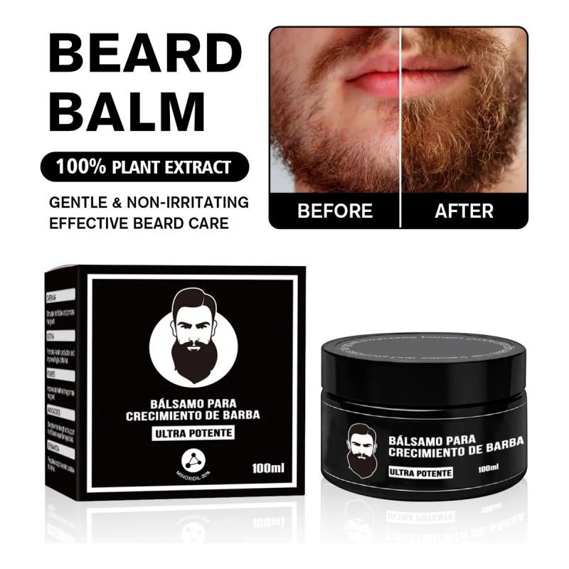 Balsamo Crecimiento Barba Bigote Estimulante Barba