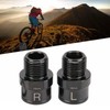 Bike Pedal Extenders, 16mm Pedal Extensions Lengthening Shaft, Alloy Extended