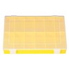 huenersdorff 611800 Assortment Box PP-Classic, 12 compartments, Yellow