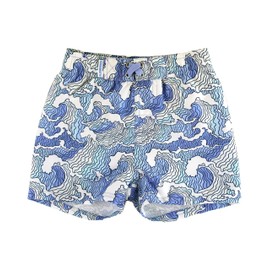 RUGGEDBUTTS Boys UPF50+ Sun Protection Fruits & Florals Swim Trunks - Ocean Camo, 3T