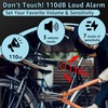 NineLeaf Bike Alarm Anti Theft with Remote, Rechargeable Bike Tail