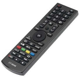 VINABTY CT-8046 Replacement Remote Control Suitable for Toshiba LED Backlight LCD Satellite TV 24D1544DG 24D1543DG 24D1534DG 24D1533DG 32D1533DG 32L1543DG 32W1543DG 32L1544DG 32W1544DG 5444DG