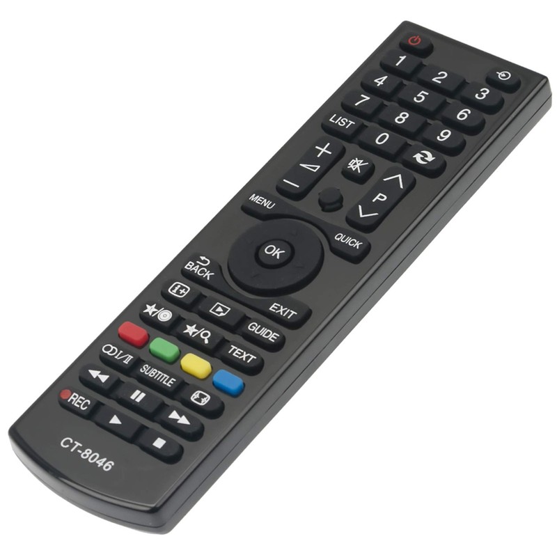 VINABTY CT-8046 Replacement Remote Control Suitable for Toshiba LED Backlight