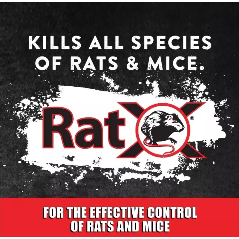 RatX 2 Pk Ready-to-Use Rat Bait Trays. Effective on All