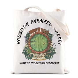 L Ring Inspired Tote Bag L Ring Fan Gift Literature Gift L Ring Movie Fan Gift Second Breakfast Club Handbag (BREAKFAST CA)