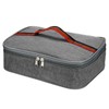 PATIKIL 12"x9"x3" Insulated Lunch Bag Portable Food Container Bag Flat