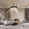 Adjustable Ceiling Fan Light With Remote Control Ceiling Fan Lamp