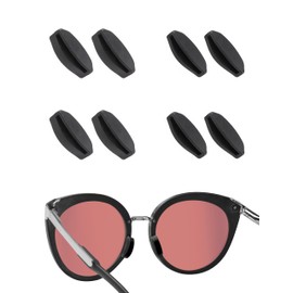 Acefrog 2 Pairs Upgraded Nose Pads for Oakley Frogskins Range OO9284, Top Knot OO9434 OX3238, HSTN, Side Swept OO9445, Spindrift OO9474 Sunglass, Push-in Nose Piece Replacement, Black, Anti-Slip