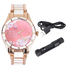 Z73 1.09 Inch Women Smart Watch Classic Luxury Recording Call Music Player Lady Smartwatch