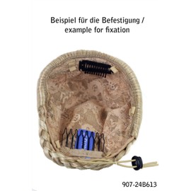 Hairpiece: elaborately braided braid bun hair bun braid costume traditional blonde mix 907-24B613