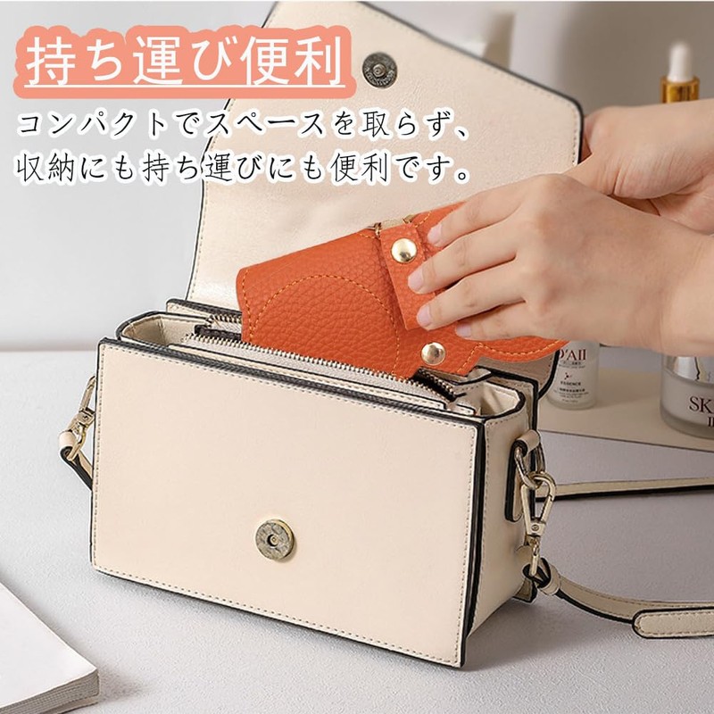 Moeagel Glasses Case with Strap, Convenient to Carry, Eyeglass Cover,