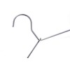 Quality Metal Pant/Skirt Blouse Hanger 10-Pack, Heavy-Duty Skirt Hangers with