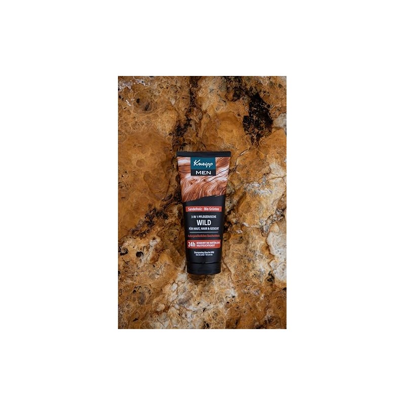 Kneipp MEN 3 in 1 Wild Duschgel - Sandelholz &