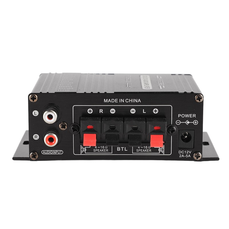 Stereo Amplifier 12V Portable Clear Sound Quality Mini Amplifier for