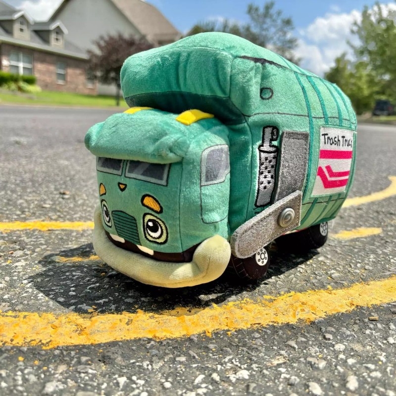 MerryMakers Trash Truck Plush 11-Inch Soft and Cuddly Toy New