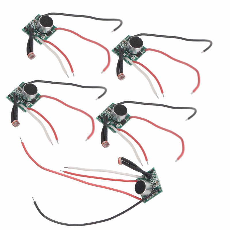 5Pcs Sound Control Switch Module Solar Light Sensor Module Circuit