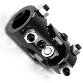 Universal 40Cr Alloy Steel Steering Shaft Single U Joint | 1" DD to 3/4" DD