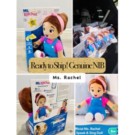 ms rachel "IN STOCK Ms. Rachel Speak & Sing Interactive 16 Inch Plush Doll Ready 2 SHIP"