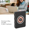 USB C Hub Magnetic Wireless Charging Storage Card Slot Aluminium