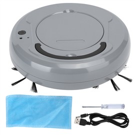 400ml Dust Box USB Smart Robotic Vacuum Cleaner Mini Cleaner Sweeper for Home AppliancesGray