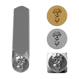The Craft Guy Metal Punch Stamping Tools, 5/16 Inches (8mm) Birth Month Flowers Theme Jewelry Metal Punch Stamping Tools, HRC 58-62 Steel Metal Stamping Tools for Jewelry Craft Punching (Honeysuckle)