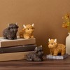 Resin Highland Cow Figurine Highlander Cow Ornaments Highland Cattle Statue
