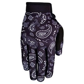 Saints of Speed Paisley Motocross, Mountain Bike, Motorcycle, BMX, Jetski, Sim, Karting, Airsoft, Paintball, Driving, & Racing Gloves + Phone & Touch Screen Capable (Small)