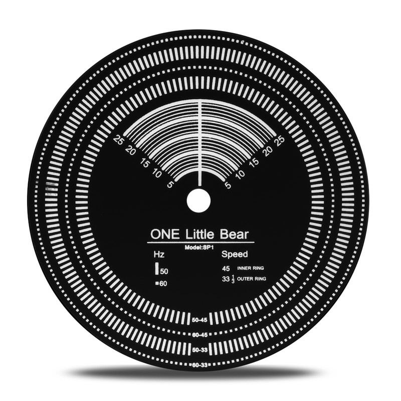 Douk Audio Turntable LP Record 50/60Hz Strobe Speedometer + Tachometer