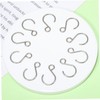 Ciieeo 100Pcs Hooks for Hanging Heavy Duty S Hooks for