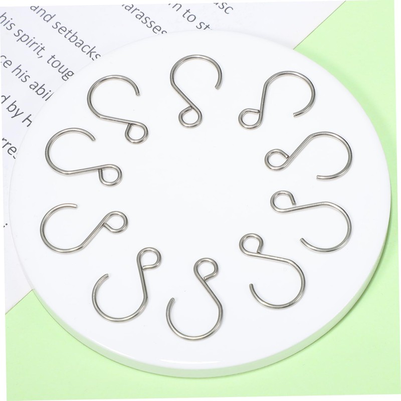 Ciieeo 100Pcs Hooks for Hanging Heavy Duty S Hooks for