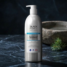 Black Foret Cool & Deep Clean Hair Loss Relief Shampoo 1,050ml / Mildly acidic hair loss shampoo / 블랙포레 쿨&딥클린 탈모 완화샴푸 1,050ml / 약산성 탈모샴푸