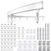 Flexible Ceiling Curtain Track | 16.4 ft (5 m) Curved