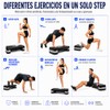 Bluelander Banco para Ejercicio Ajustable, Step para Ejercicio con 2