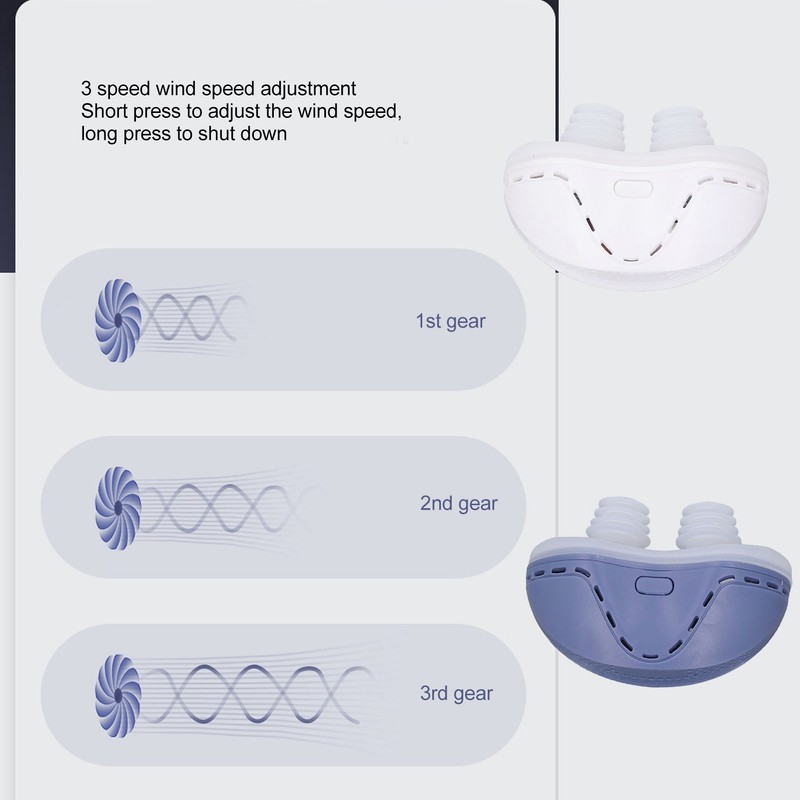 Electric Prevent Snoring Device Easy Breathing Improve Sleep Quality Ergonomic