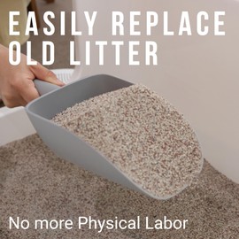 CATSTAG Extra Big Multipurpose Scoop– Solid Deep Scooper for Any Household – Disposing/Replacing Litter – Big Size Animal Pet Food Shovel – 44oz