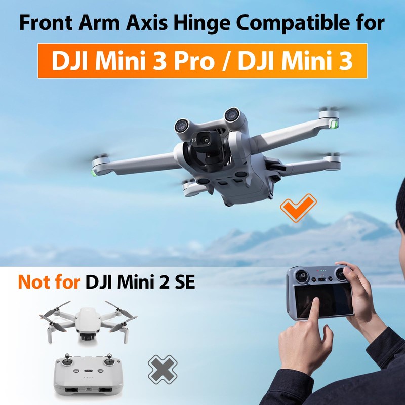 Front Arm Axis Replacement for DJI Mini 3 Pro/Mini 3