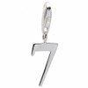 Amoro Sterling Silver Number 7 Charm