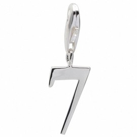 Amoro Sterling Silver Number 7 Charm