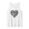 Heart Dalmatian Pattern for Dalmatian Lover Tank Top