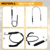 MOTOALL 946-05124A Deck Engage Cable for MTD Craftsman Huskee Troy