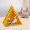 JAYGOVAN Kids Tent, Kids Playhouse 2 in 1 with Padded