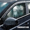 Arokzn 4pcs Smoke Tinted Tape-On Side Window Visor Rain Guards